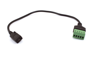 Кабель со сборным  разъемом micro USB  мама