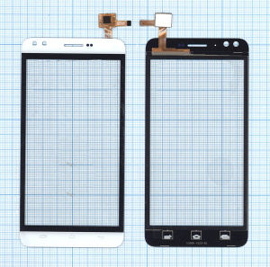 Сенсорное стекло (тачскрин) для Prestigio Muze C3 MultiPhone 3504 белое