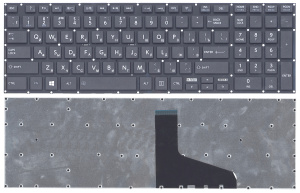 Клавиатура для ноутбука Toshiba Satellite C50 черная