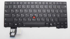 Клавиатура для ноутбука Lenovo ThinkPad T14 P14s L14 gen 5 черная с подсветкой