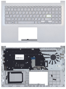 Топкейс для Asus VivoBook X513E серебристый