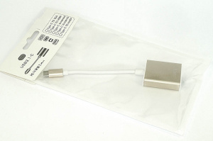 Адаптер Multiport Type-C на VGA для MacBook золотой