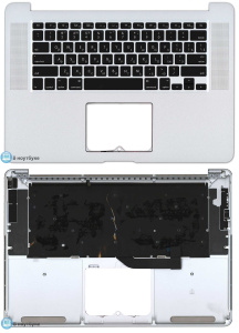 Топкейс для MacBook Pro A1398 (2012, Early 2013) серебристый