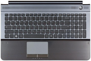 Топкейс для Samsung RC510 серый с черными кнопками