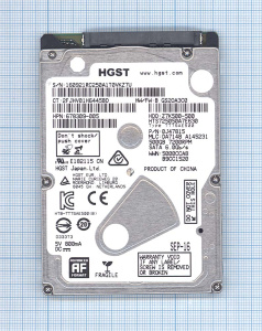 Жесткий диск HDD 2,5" 500GB HGST Travelstar Z7K500-500