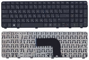 Клавиатура для ноутбука HP Pavilion DV6-7000 черная с рамкой