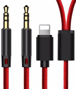 Кабель Baseus L33 для Apple+3.5 mm to 3.5 mm AUX Audio Cable Red 1,2m