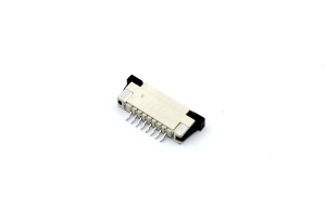 Разъем FPC  Half Coverage Top Contact 1.0K-BS-8PWB 8 pin высота 2мм шаг 1мм