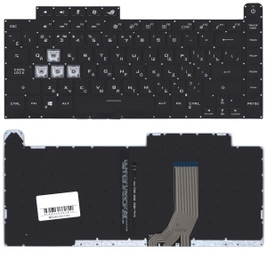 Клавиатура для ноутбука Asus ROG Strix G531G черная с подсветкой