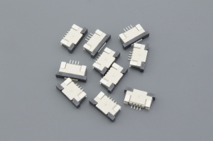 Разъем FPC  Half Coverage Top Contact 1.0K-BS-4PWB 4 pin высота 2мм шаг 1мм 10 шт