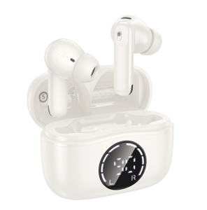 Наушники HOCO EQ22 Singer беспроводные с док станцией TWS, Bluetooth 5.4 белый