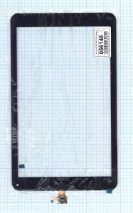 Сенсорное стекло (тачскрин) DXP1-0623-101A черное