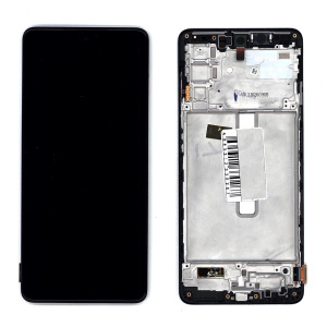 Дисплей для Samsung Galaxy M52 5G SM-M526F/DS черный с рамкой