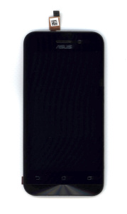 Модуль (матрица + тачскрин) Asus ZenFone Go ZB452KG черный с рамкой уценка Б/У