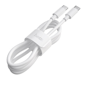 Кабель USB-C HOCO X51 High-power Type-C-Type-C, 100W, 5A, 2 м, белый
