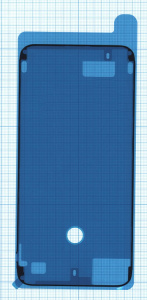 Водозащитная прокладка (проклейка) для iPhone 8 Plus черная