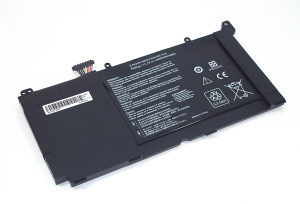 Аккумуляторная батарея для ноутбука Asus S551 11.1V 4400mAh OEM черная