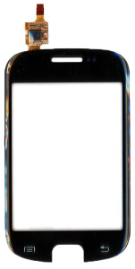 Сенсорное стекло (тачскрин) для Samsung Galaxy Fit S5670 черное