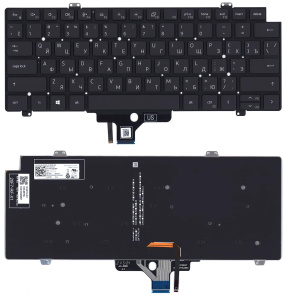 Клавиатура для ноутбука Dell Latitude 7520 9510 9520 черная с подсветкой