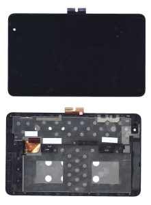 Модуль (матрица + тачскрин) для Dell Venue 8 Pro черный с рамкой