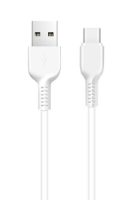 Кабель USB HOCO X20 Flash, USB - Type-С, 2А, 1м, белый
