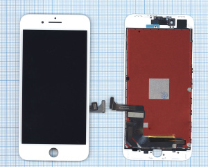 Дисплей для iPhone 8 Plus в сборе с тачскрином (Tianma) белый