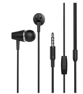 Проводные наушники HOCO M34 Honor, Jack 3.5mm, 1.2 м, черный