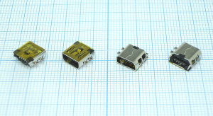 Разъем Micro USB для планшета тип USB 45 (RS-MI004) 5 pin