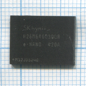 Микросхема E-NAND SK HYNIX H26M64003DQR 32GB