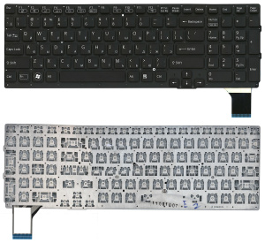 Клавиатура для ноутбука Sony Vaio VPC-SE VPCSE черная