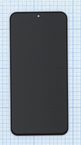 Защитное стекло Privacy "Анти-шпион" для Samsung Galaxy A55 A35 (SM-A556E SM-A356E) черное