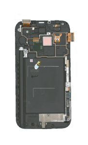 Дисплей для Samsung Galaxy Note 2 GT-N7100 синий с рамкой