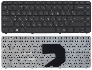 Клавиатура для ноутбука HP Pavilion G4-2000 черная без рамки