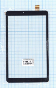 Сенсорное стекло (тачскрин) SQ-PG1033-FPC-A1 черное
