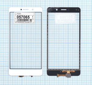 Сенсорное стекло (тачскрин) для Huawei Honor 6X / GR5 2017 белое