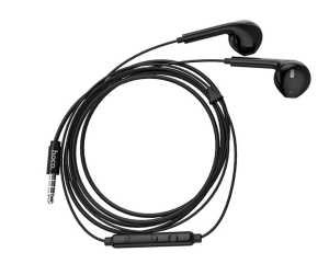 Проводные наушники HOCO M55 Memory, Jack 3.5mm, 1.2 м, черный