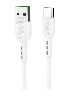 Кабель USB HOCO X33 Surge USB-Type-C, 5A, 1м, белый
