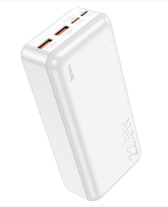 Внешний аккумулятор Powerbank HOCO J101B Astute, QC3.0, PD3.0, 3A, 30000mAh белый