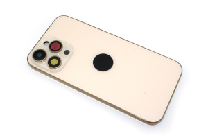 Задняя крышка (корпус 1 Sim) для Apple iPhone 14 Pro Max (A2895) золотая