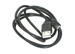 Дата-кабель USB-microUSB 1m Черный