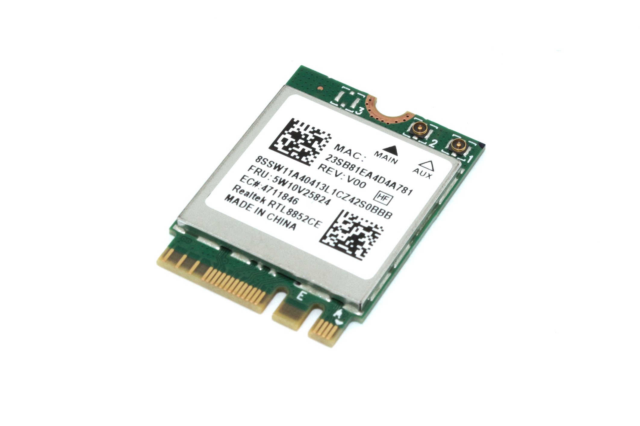Wi-Fi адаптер + Bluetooth 5W10V25824/N19618-005 RTL8852CE