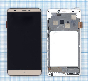 Дисплей для Prestigio Grace S5 PSP5551 золотой c рамкой