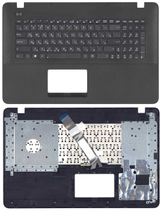 Топкейс для Asus X751 черный с разбора