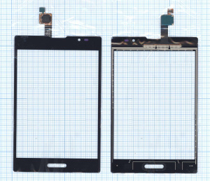 Сенсорное стекло (тачскрин) для LG Optimus VU 2 (VU II) F200 черное