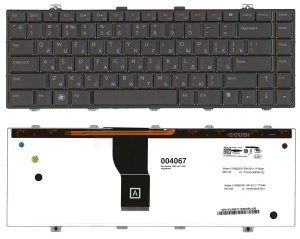 Клавиатура для ноутбука Dell Studio 1450 L501 черная с подсветкой