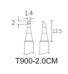 Жало ATTEN T900-2.0CM для паяльника ST-2065D