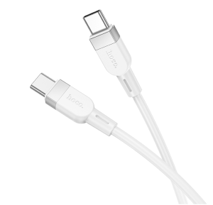 Кабель USB-C HOCO X109 Energy Type-C-Type-C, 3A, 60W, 1м, белый