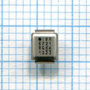 Микросхема IRF6721 с разбора
