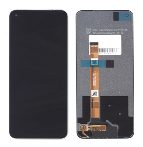 Дисплей (модуль) для OPPO A54 5G в сборе с тачскрином черный