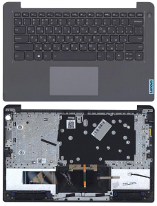 Топкейс для Lenovo IdeaPad 3-14ITL6 темно-серый 5CB1B97813